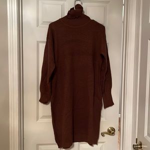 Shein turtleneck sweater dress